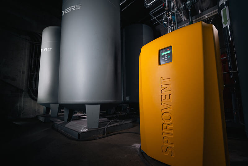 Druckhaltung und Vakuumentgasung Eder Spirotech GmbH in der Universitätsklinik Krems