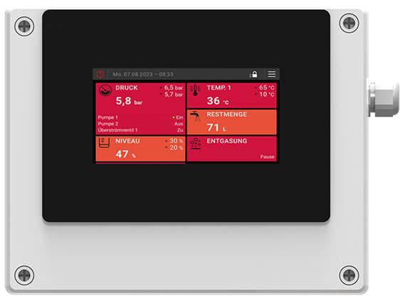 Eder Spirotech - Touchscreen-Display